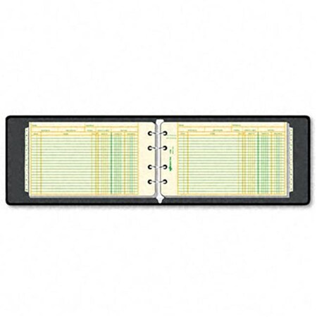 National Brand National Brand 63-453 Four-Ring Ledger Binder Kit- 100 Ledger Sheets- 8 1/2 x 5 1/2 63-453